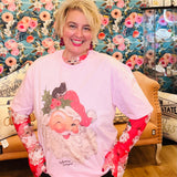 Winking Santa Holiday Tee