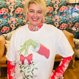 Grinch Hand Holiday Tee