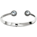 *Brighton Twinkle Silver Open Hinged Bangle