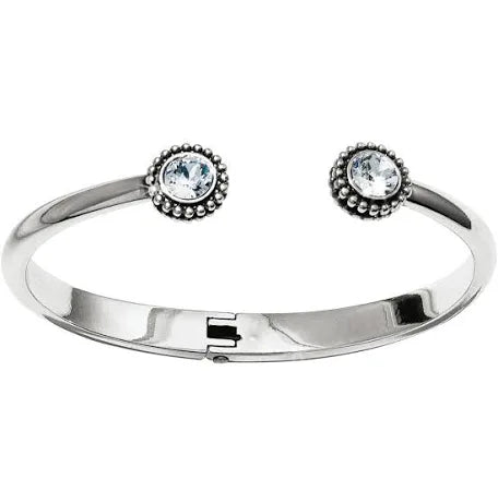 *Brighton Twinkle Silver Open Hinged Bangle