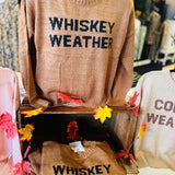 Brown Whiskey Weather Lightweight Sweater