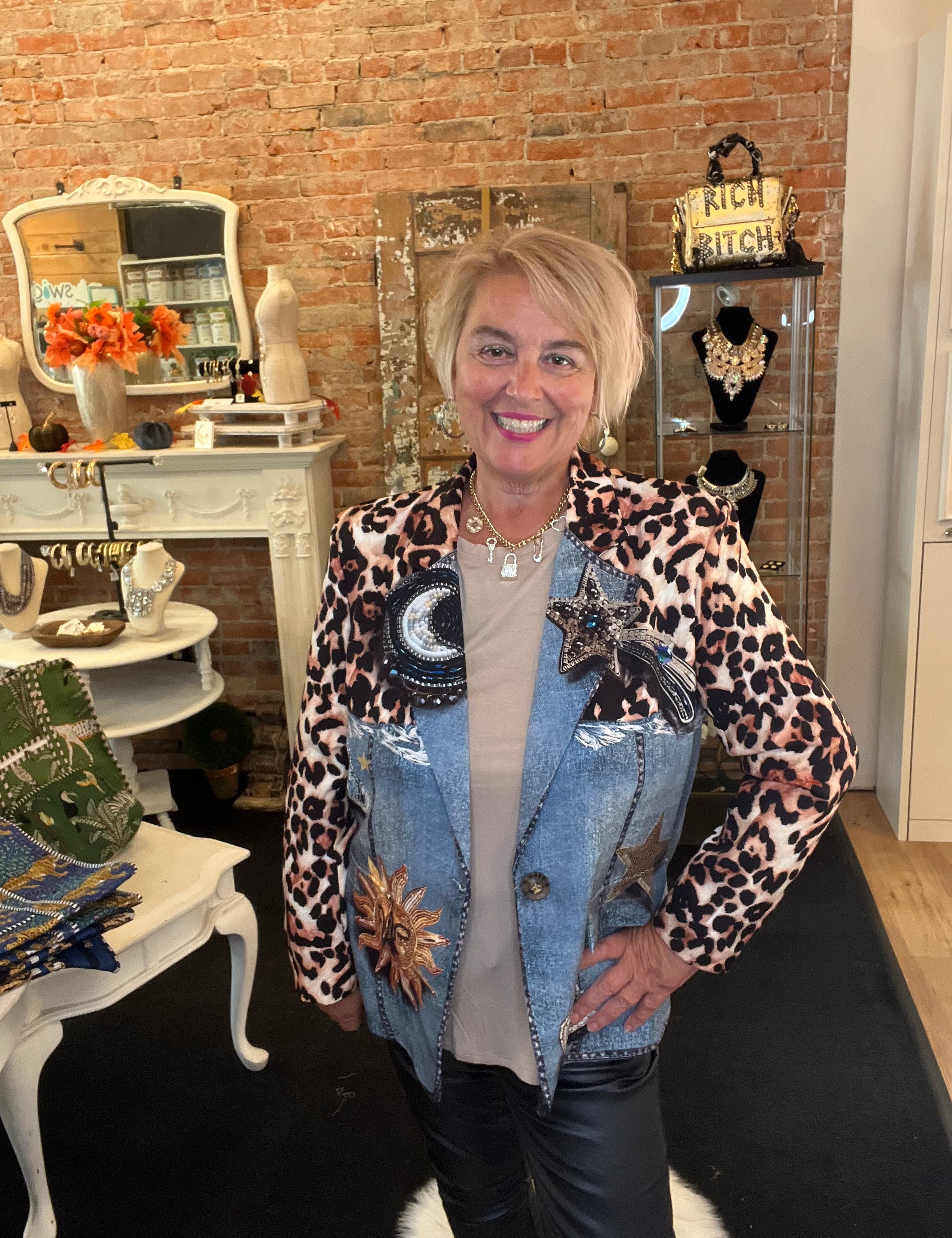 Wild About Denim Blazer
