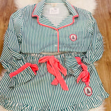 Satin Christmas Pajama Set