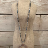 Triple Circle Beaded Necklace