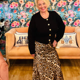 Wild Side Satin Skirt