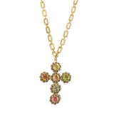 Tova Madonna Necklace in Watermelon