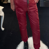 Total Bling Pleather Jogger
