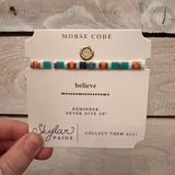 Skylar Paige - Morse Code Bracelets