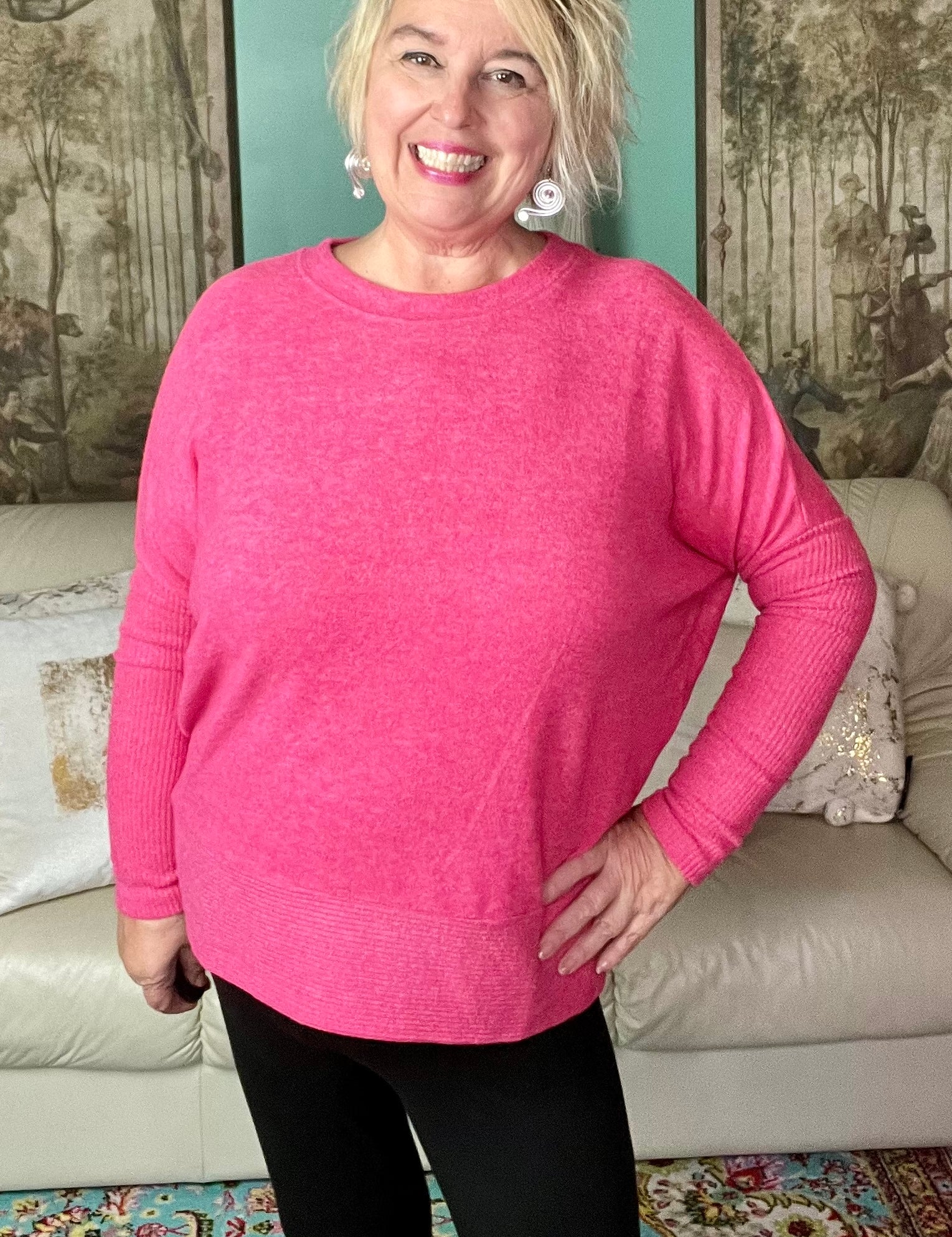 Snowy Days Dolman Sweater