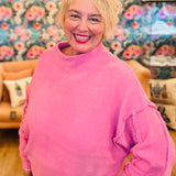 Cozy Raw Seam Sweater