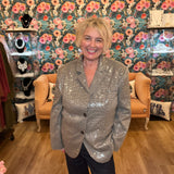 No Men Allowed Sequins Blazer