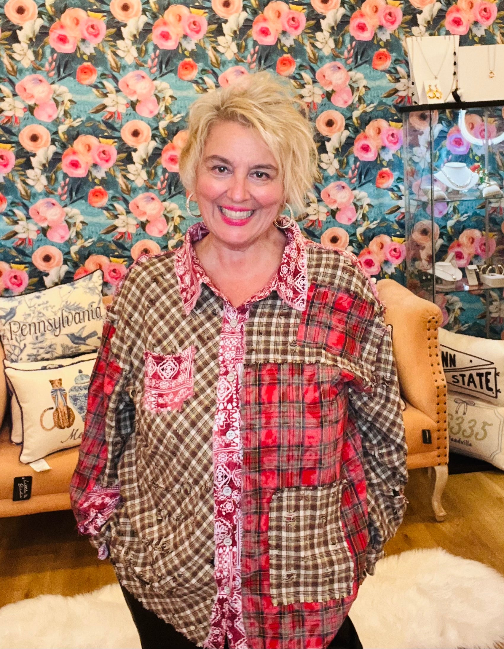 Mulberry Lane Plaid Top