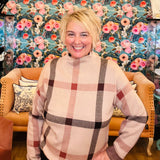 Classy Touch Plaid Sweater