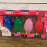 *Shine Bright Holiday Light Up Cups set of 4