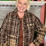 Cabin Cozy Plaid Shacket