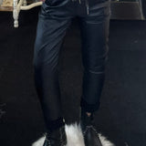 Total Bling Pleather Jogger