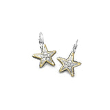 John Medeiros- Ocean Images Seaside - Pavé Starfish French Wire Earrings