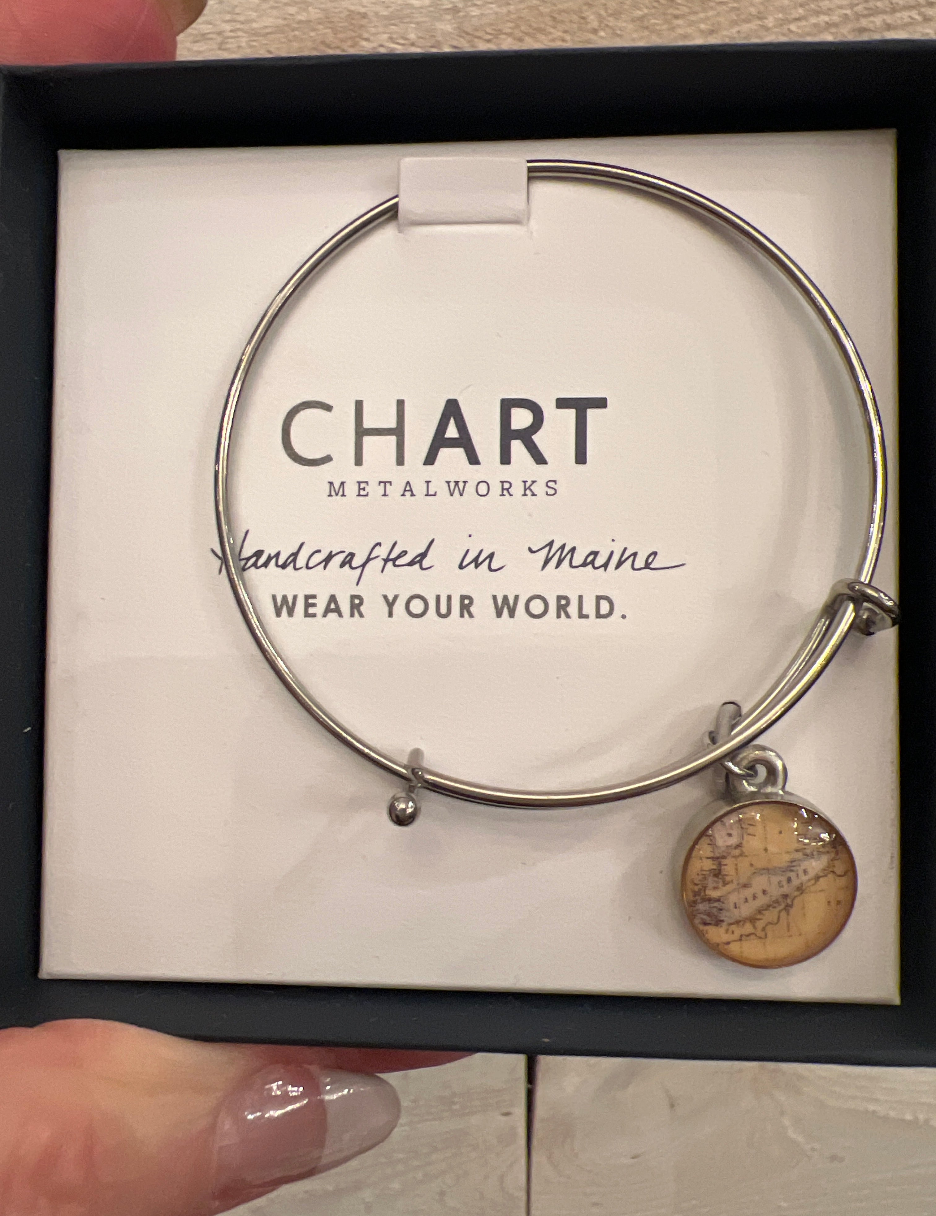 **Chart- Lake Erie Pewter bracelet