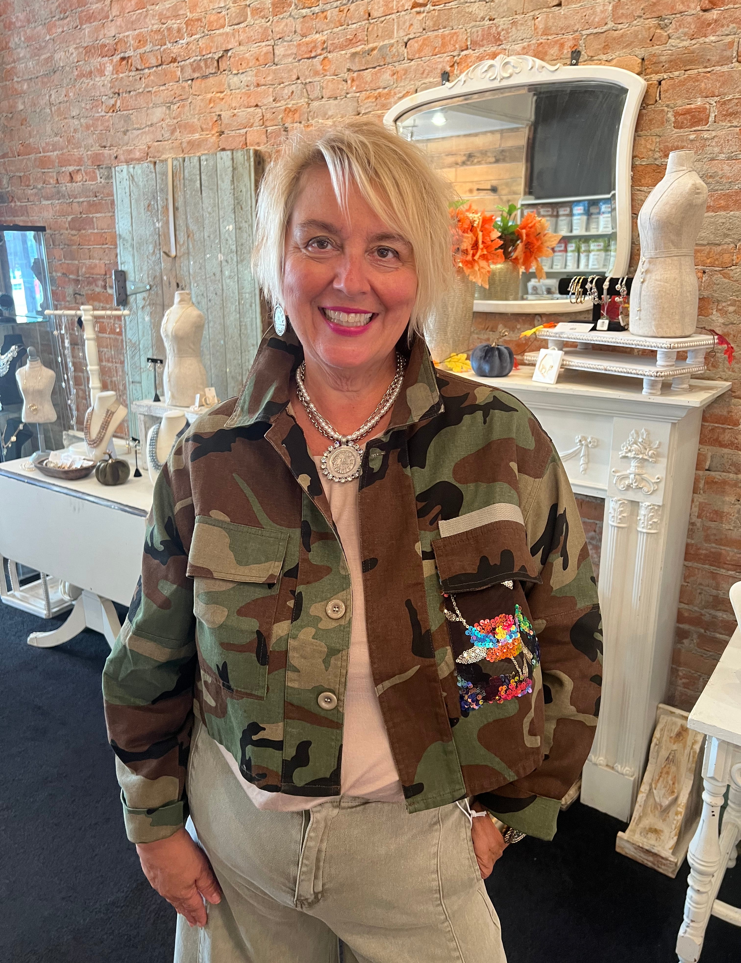 Cadet Kelly Sequin Jacket