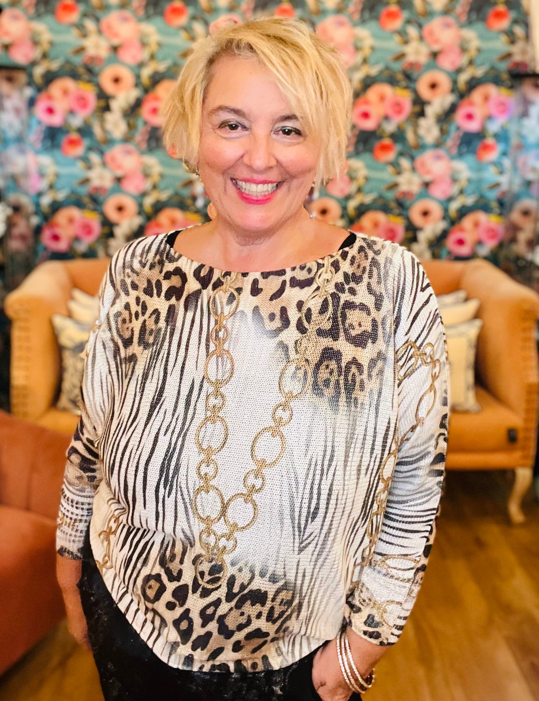 Wild Chains Shimmer Sweater