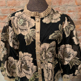 Off My Mind Metallic Blouse