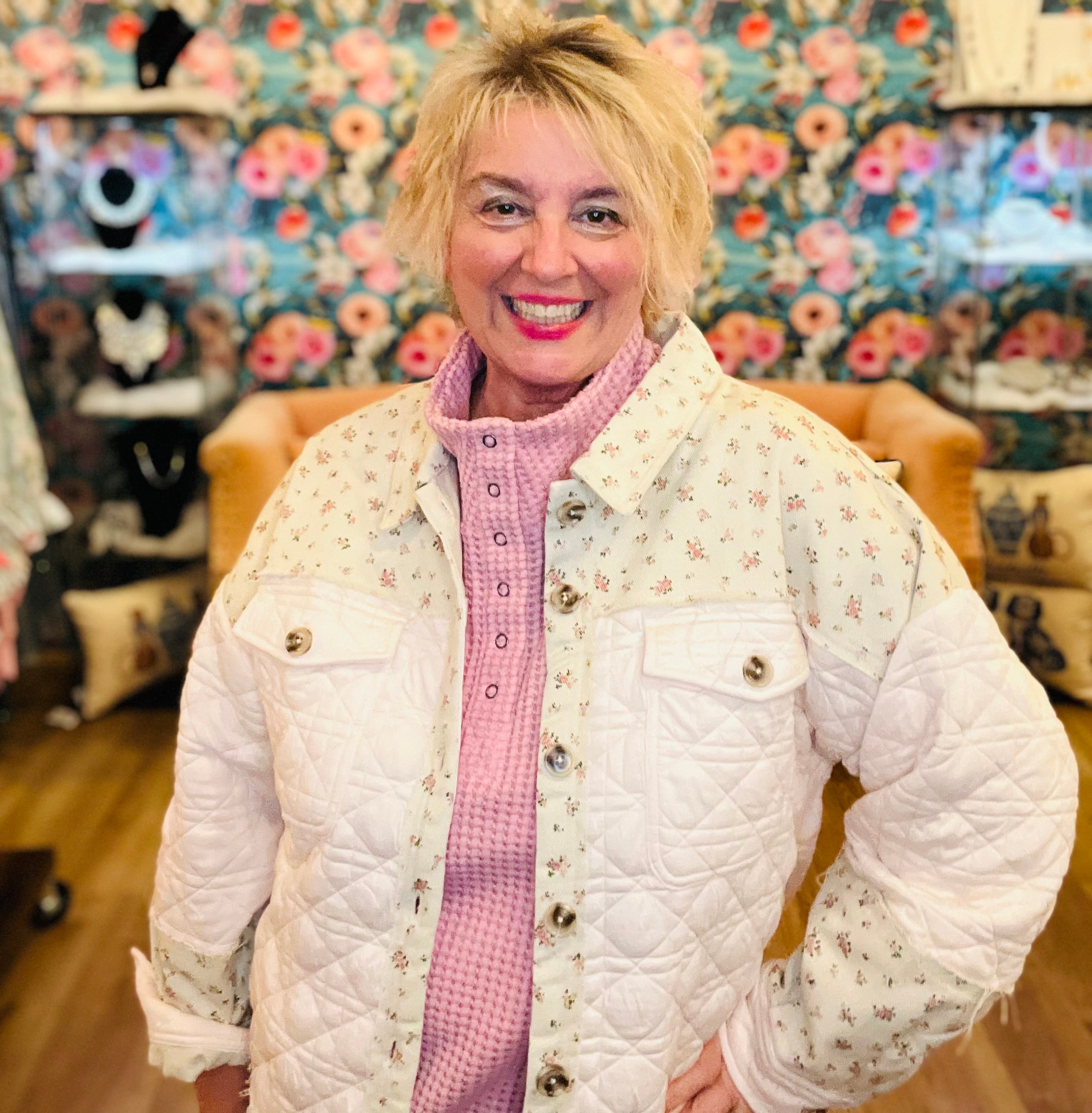 Gimme Some Sugar Floral Shacket