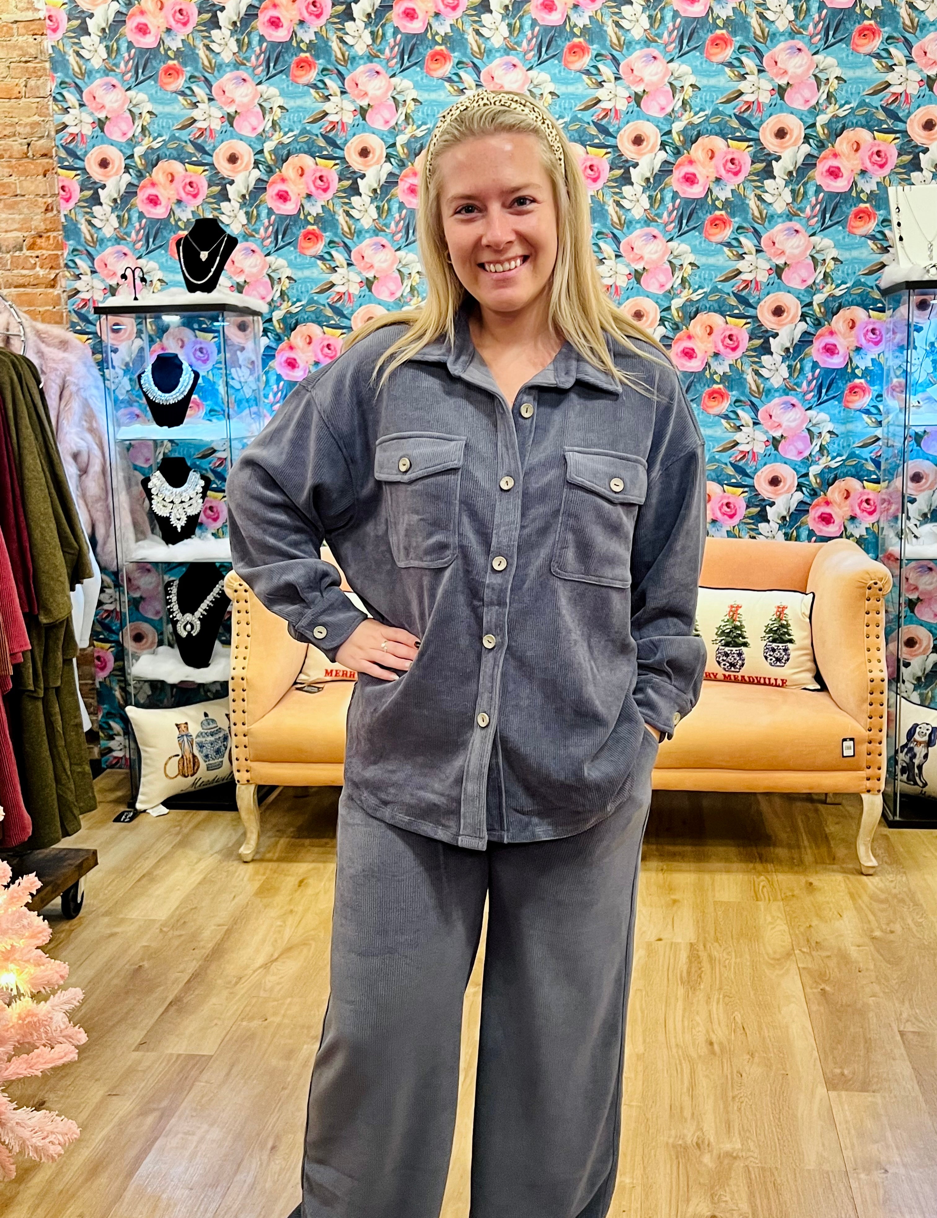 Coco Comfort Corduroy Shacket