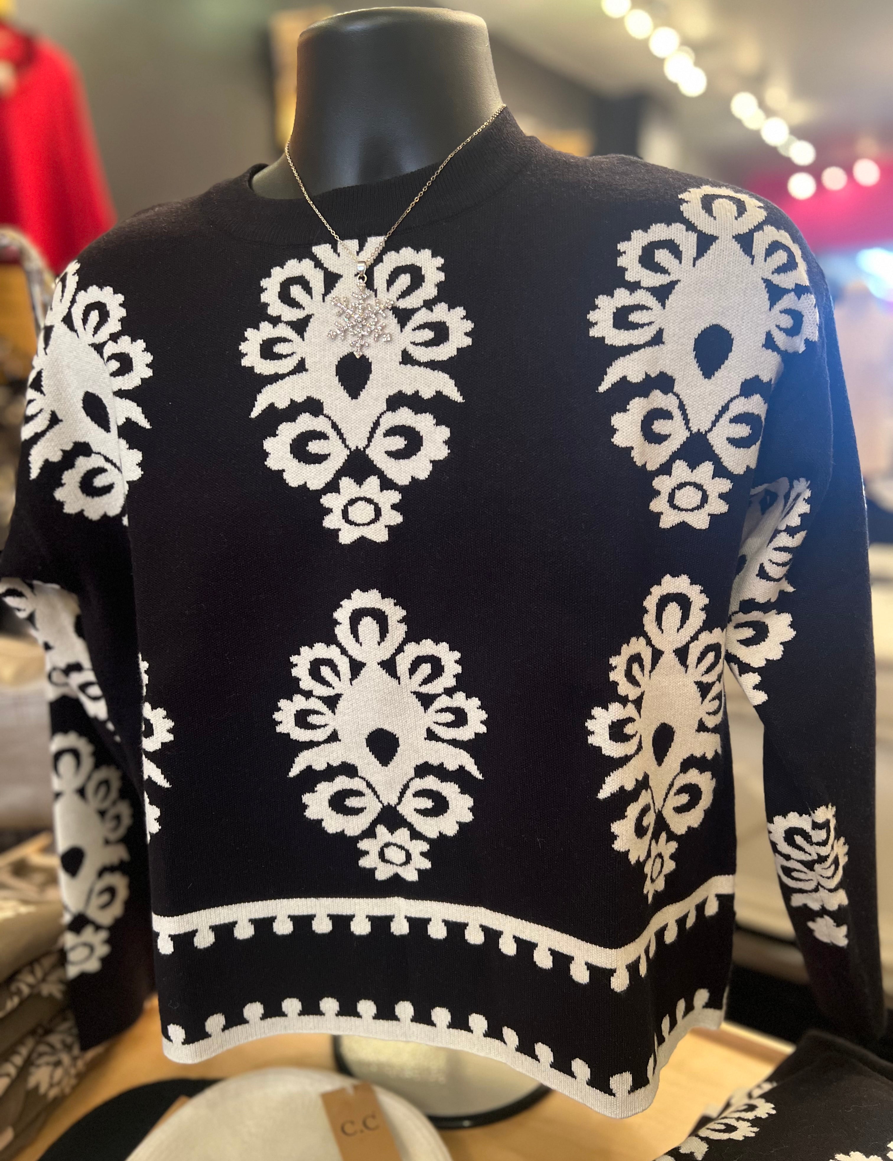 Ever After Printed Sweater