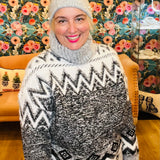 Tribal - Turtleneck Intarsia Sweater