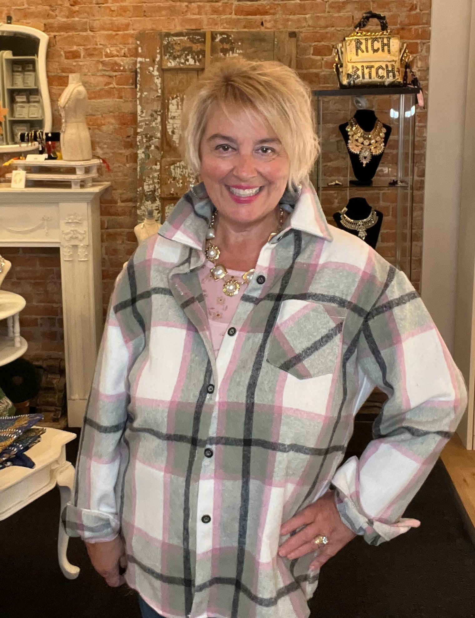 Pistachio Skies Flannel Shacket