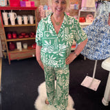 Island Resort Printed Pants