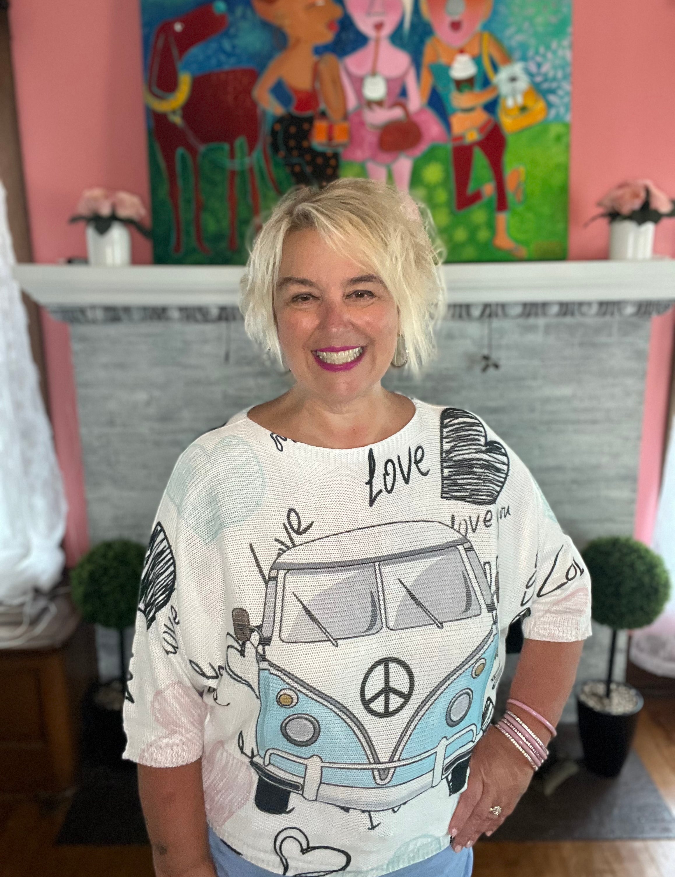 Groovy Love Van Sweater