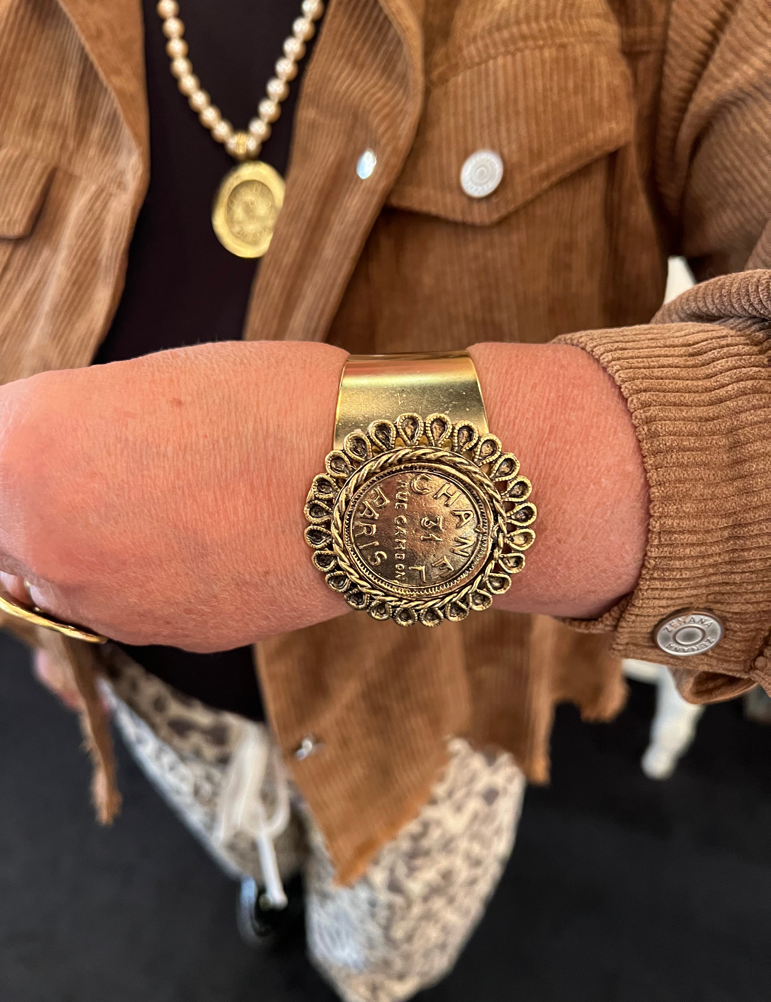 Vintage Rue 31 Coin Cuff