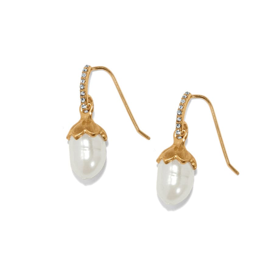 *Brighton -Everbloom Pearl Drop French Wire Earrings