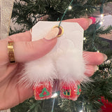 Christmas Cube Earrings
