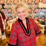 Turning Heads Tartan Dress