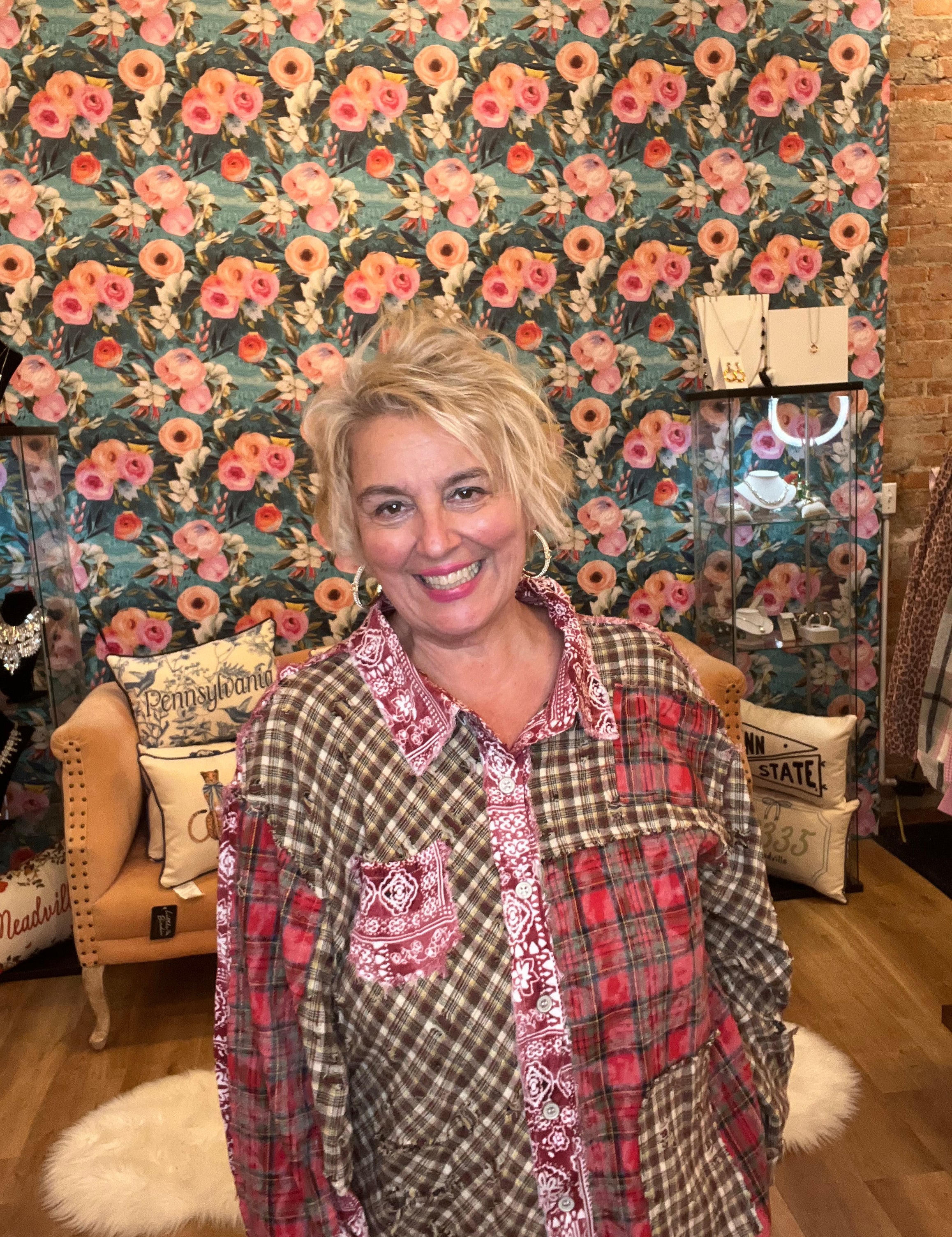 Mulberry Lane Plaid Top