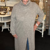 Cityscape Surplice Wrap Duster