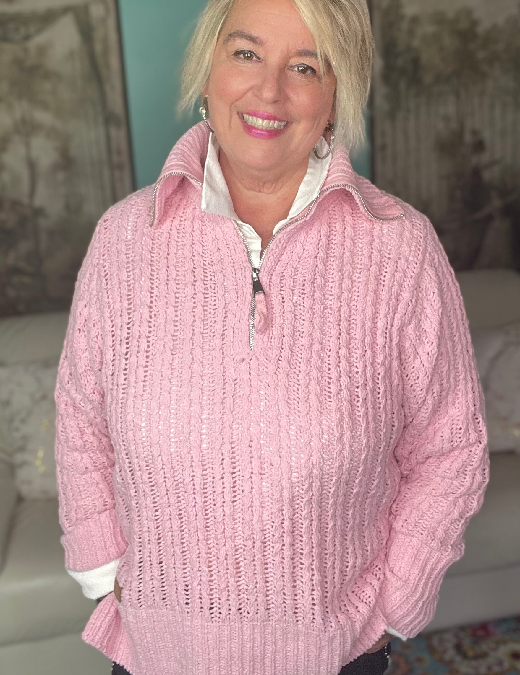 Simply Southern - Candy Sweater Quarter Zip