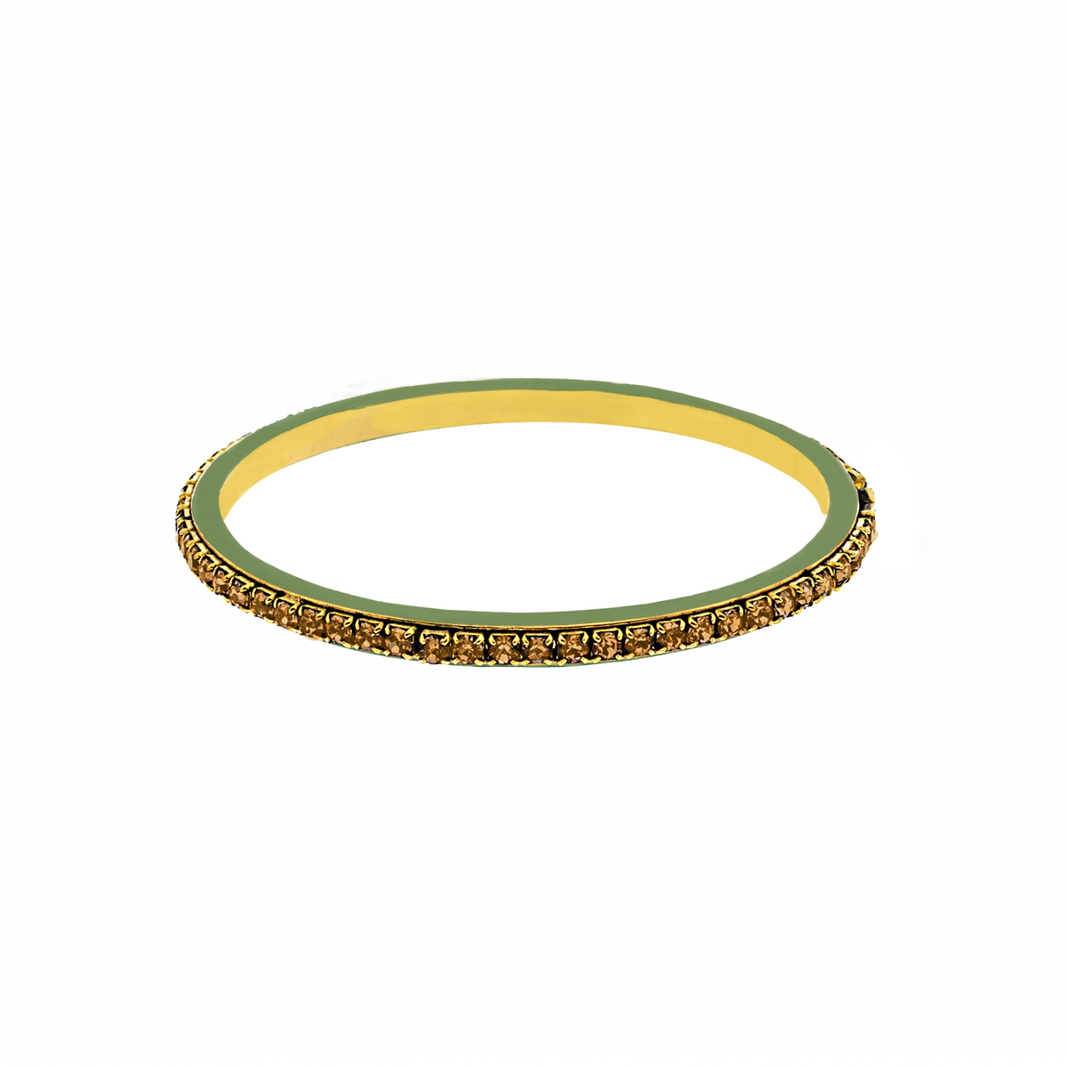 Tova Helly Bangle in Midnight Express Smoked Topaz
