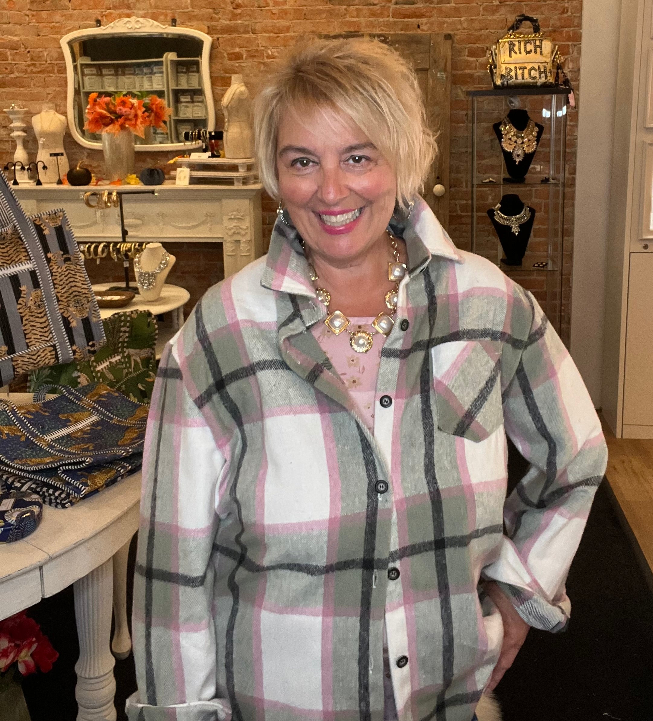 Pistachio Skies Flannel Shacket