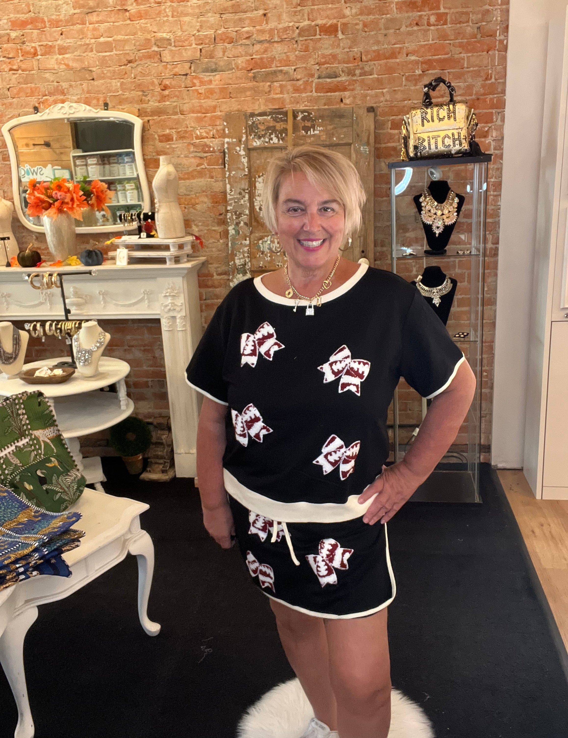 Touchdown Bows Skort Set