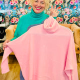 Snowball Fuzy Cowl Sweater