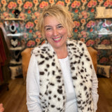 Spotted Leopard Fur Vest