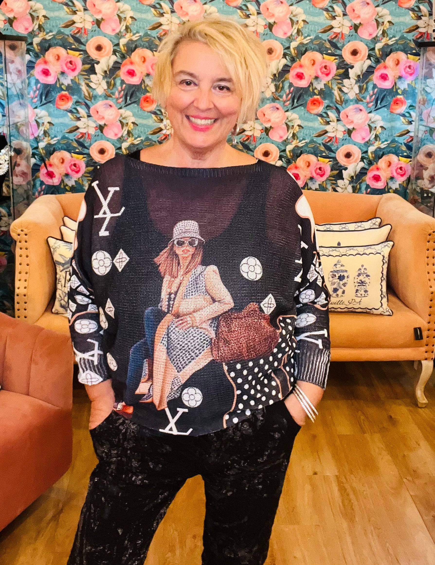 High Fashion Girl Sweater