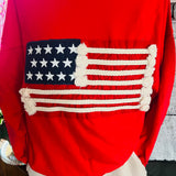NEW Patriotic French Terry Pullover