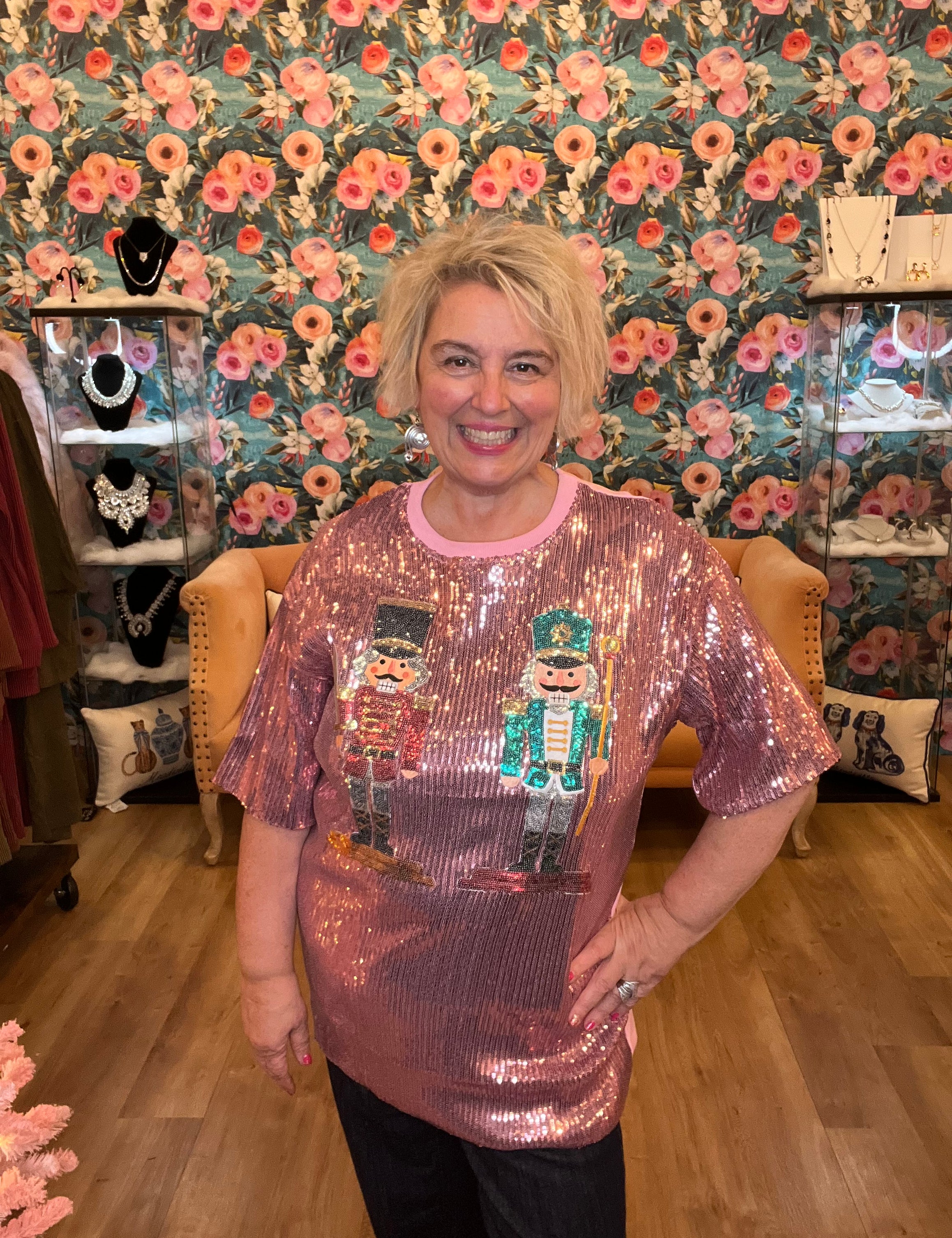 Sequin Nutcracker Party Shirt