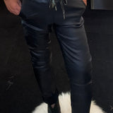 Total Bling Pleather Jogger