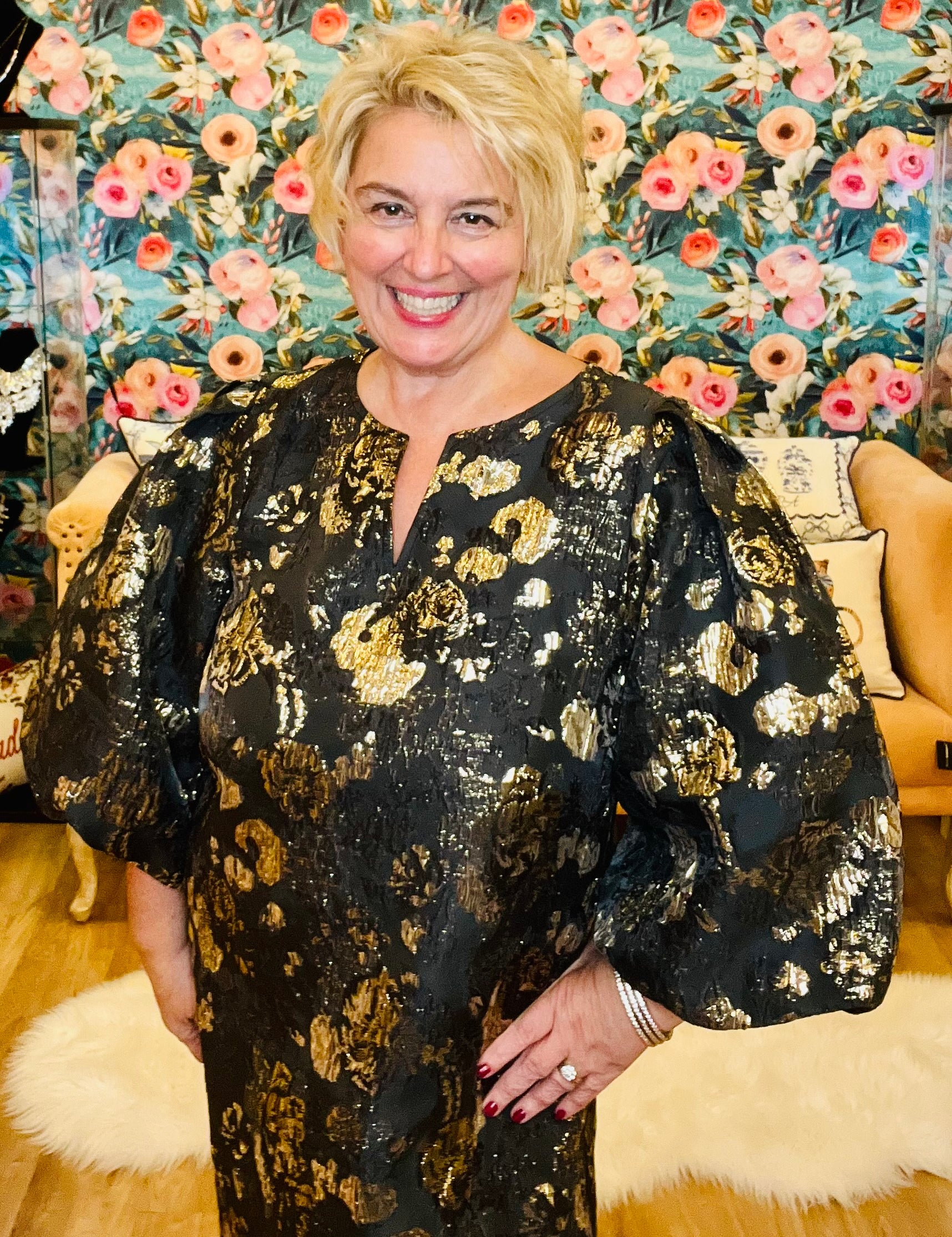 Queen Victoria Jacquard Dress