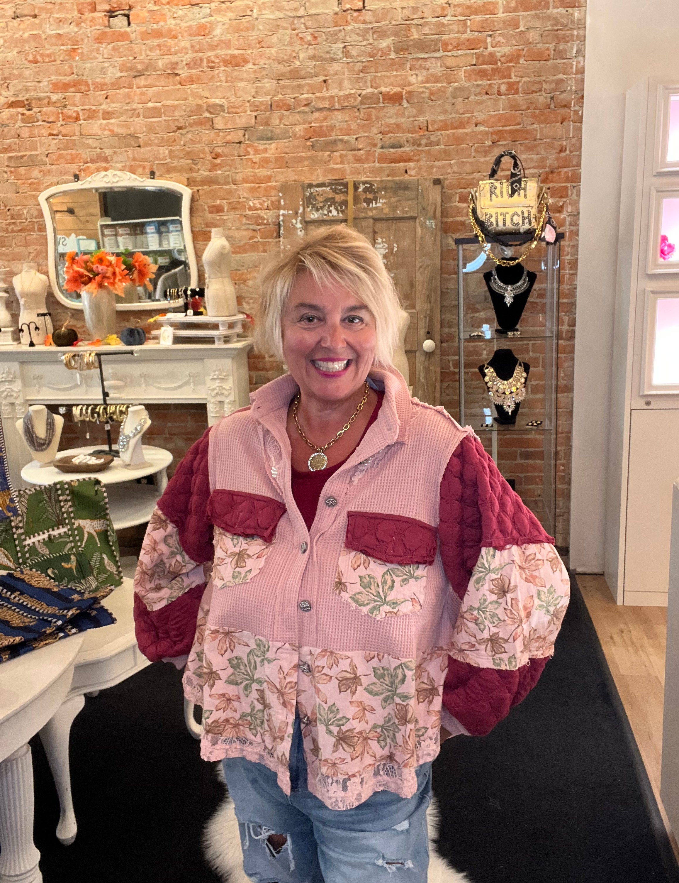 Feeling Alright Patchwork Jacket
